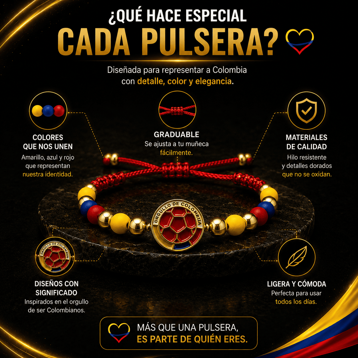 Tricolor™ Pulseras