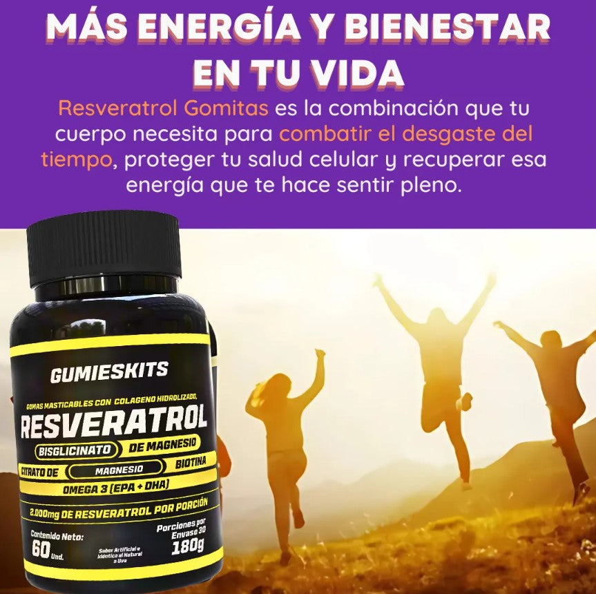 Nuevas Gomitas de Resveratrol