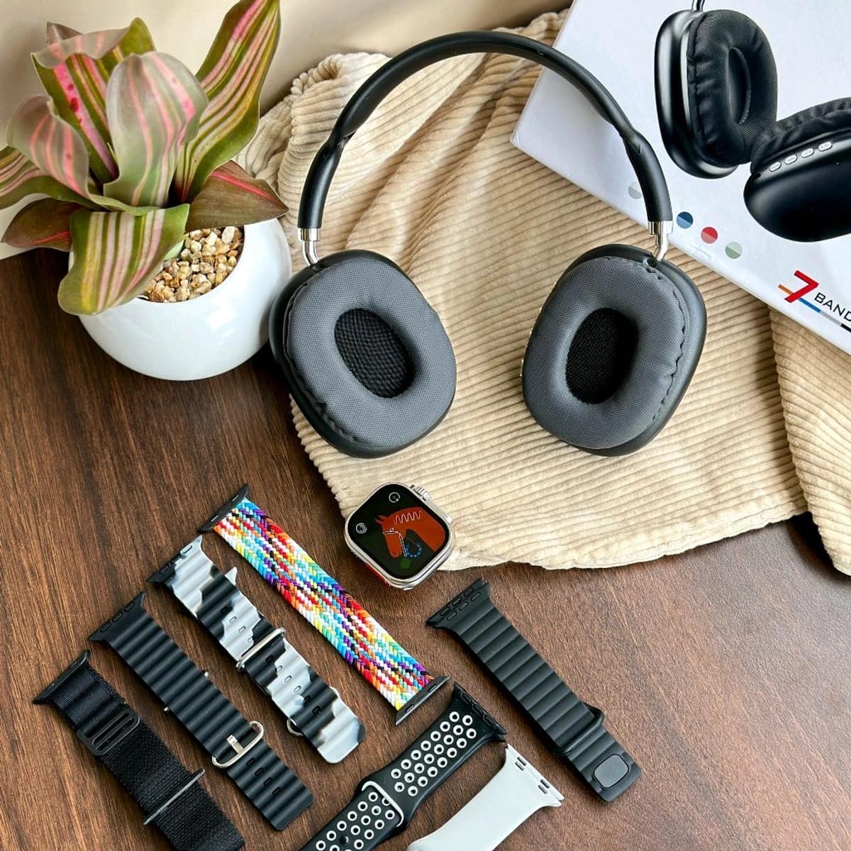 Nuevo Set Smartwatch y Audifonos Bluetooth