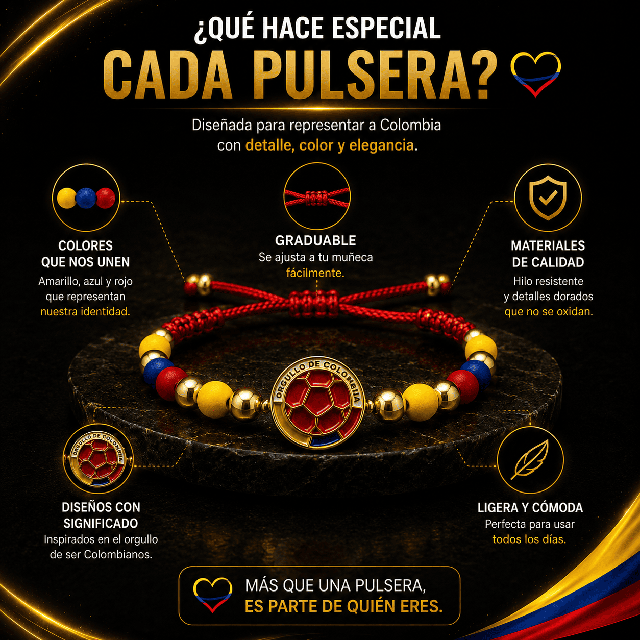 Tricolor™ Pulseras