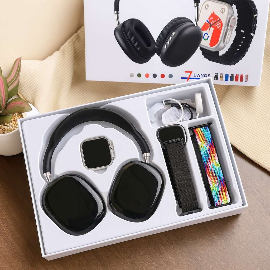 Nuevo Set Smartwatch y Audifonos Bluetooth