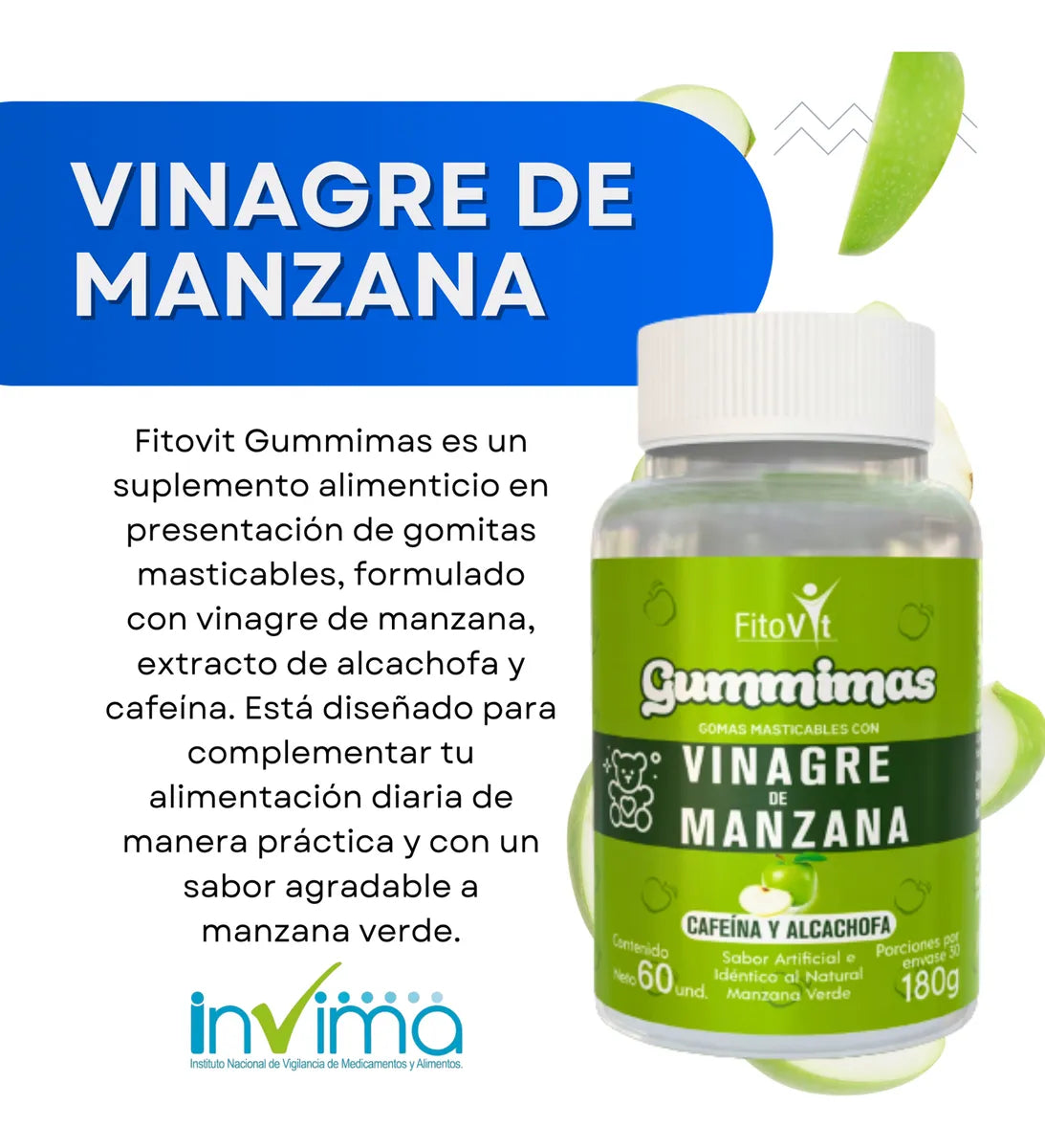 Nuevas Gomitas Vinagre de Manzana