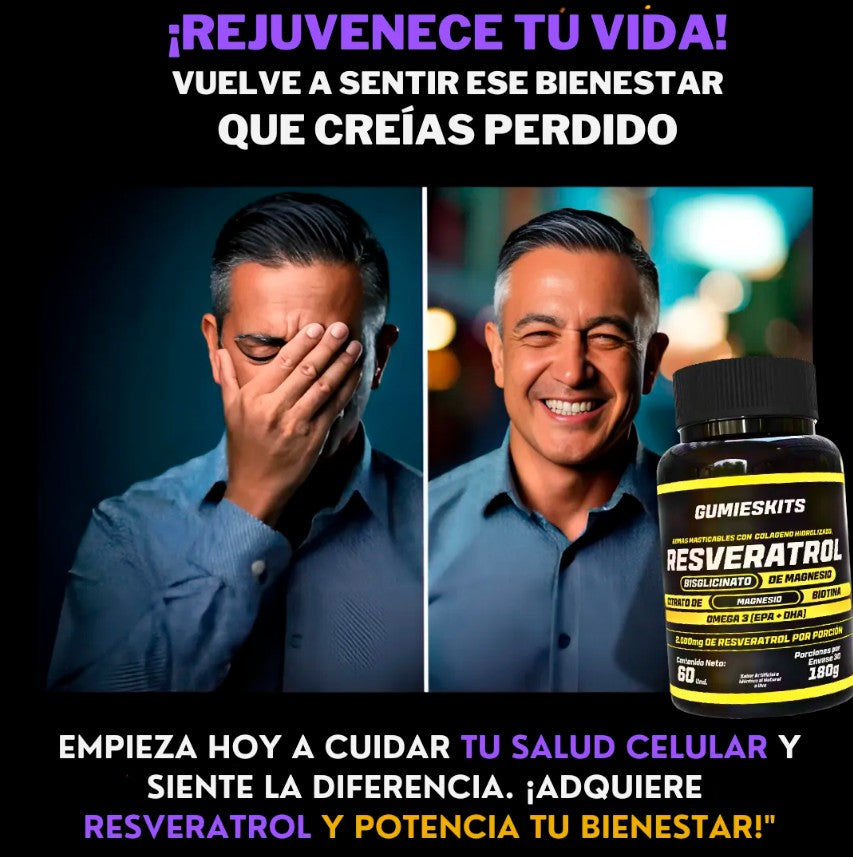 Nuevas Gomitas de Resveratrol