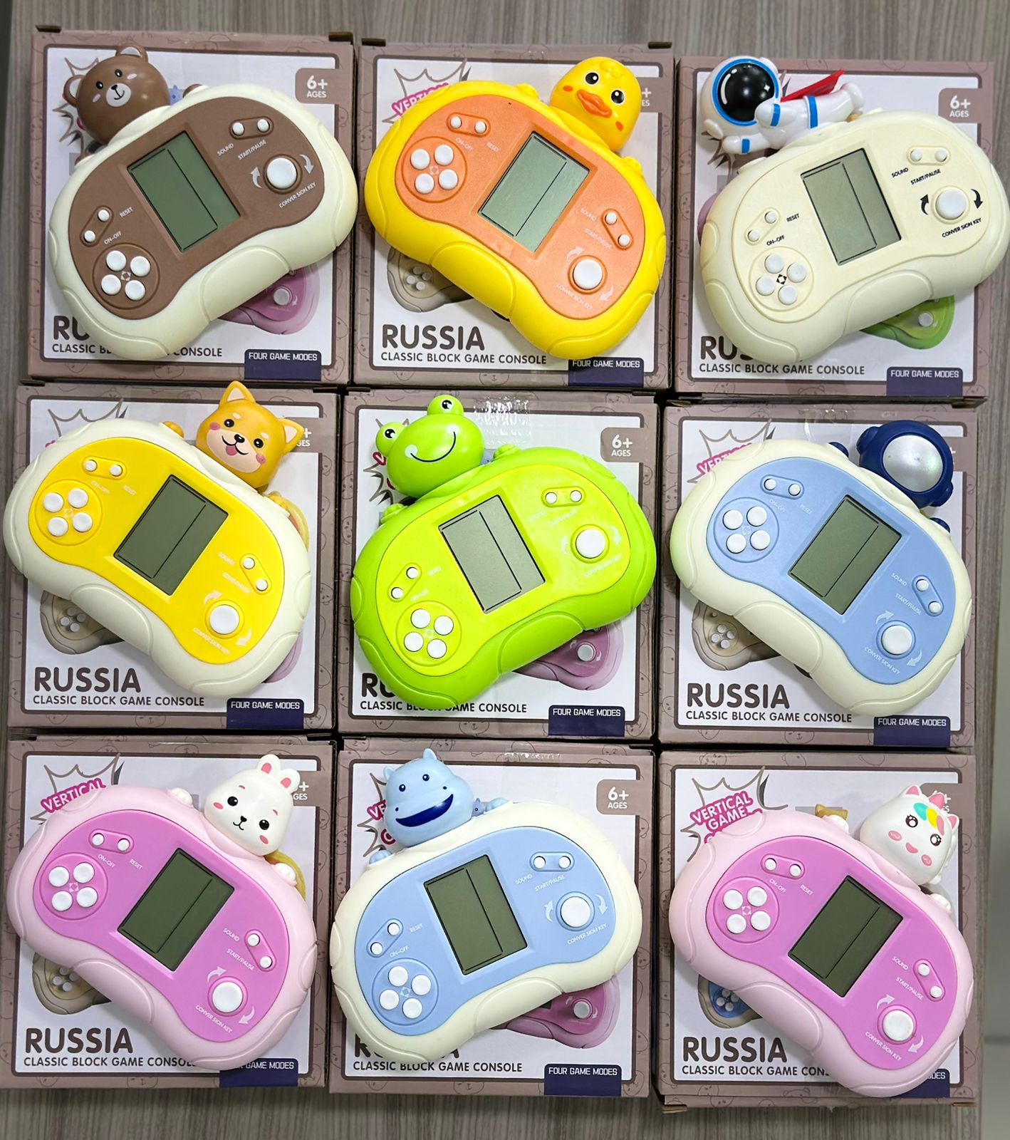 Nueva Mini Consola Retro Tetris Infantil