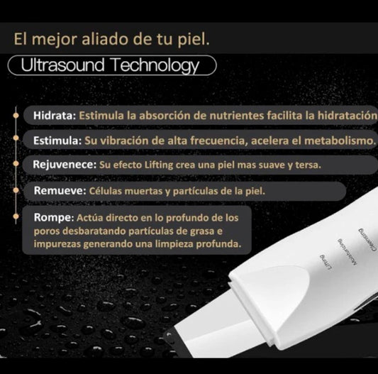 Nuevo Limpiador Facial Ultrasónico