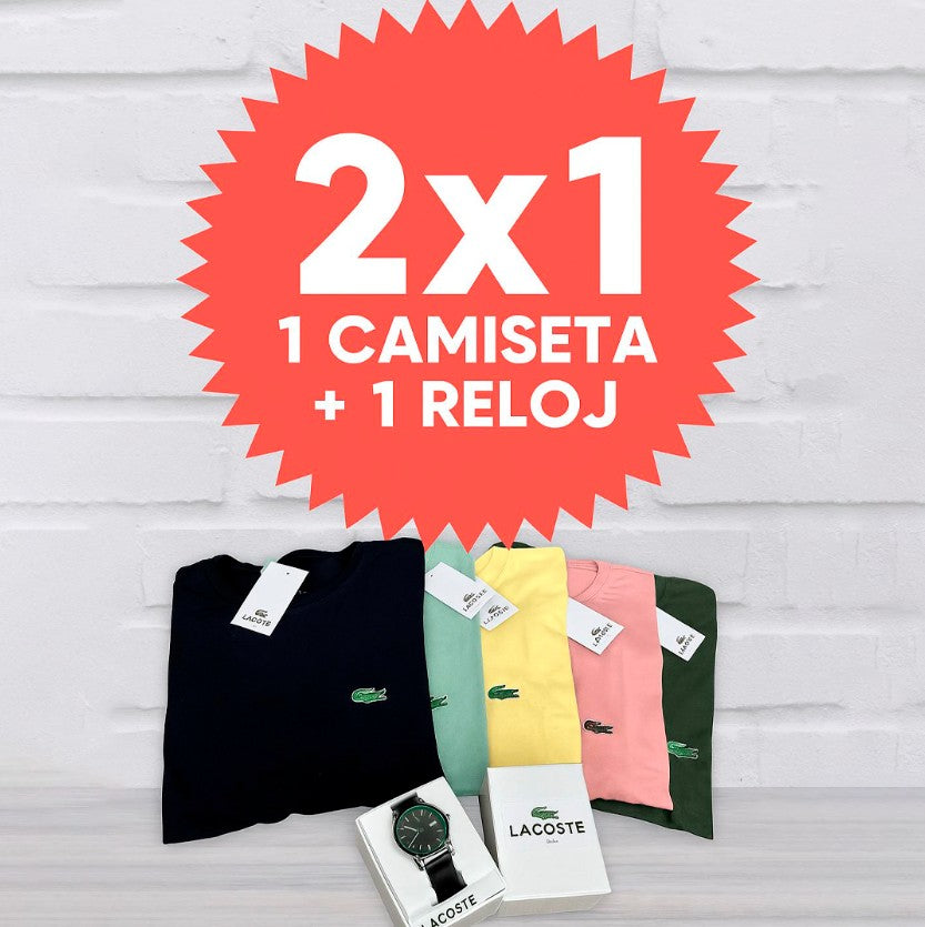 Nuevo Combo 2x1 Rejol + Camiseta Lacoste